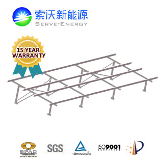 Hot-Dip Galvanized Steel Ground PV Mounting System